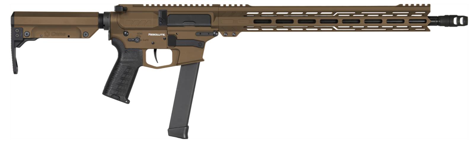 CMMG RESOLUTE MKG RIA 9MM 16 IN BBL M-LOK HG MIDNIGHT BRONZE 1/33RD MAG