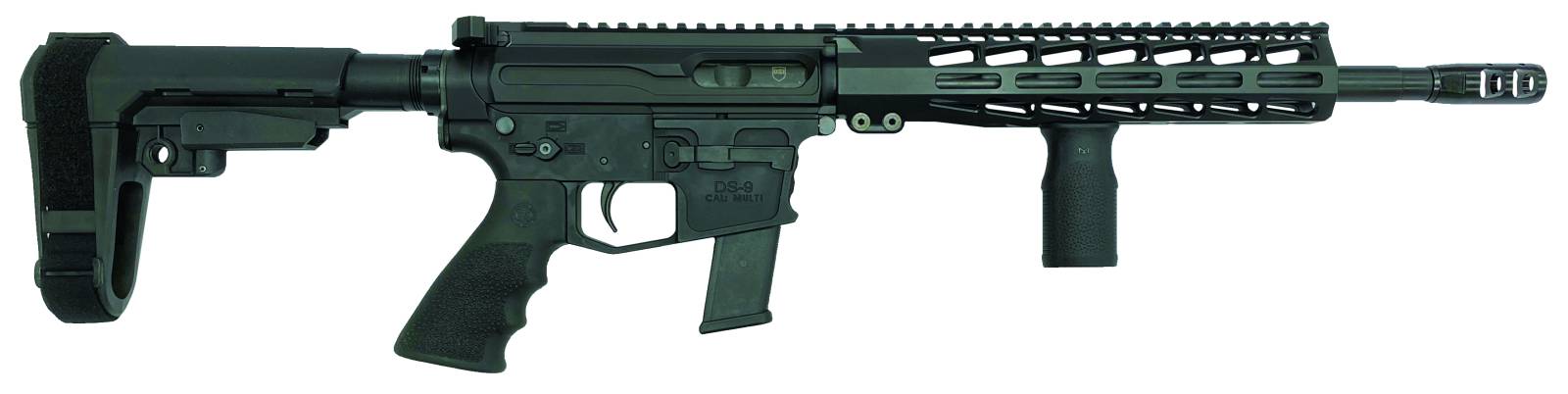 DSI DS-9 NON-NFA FIREARM TYPHOON RIA 9MM 12.5IN BBL ORC FDE SBA3 10IN MLOK FE W FG 10RD PMAG CT NJ
