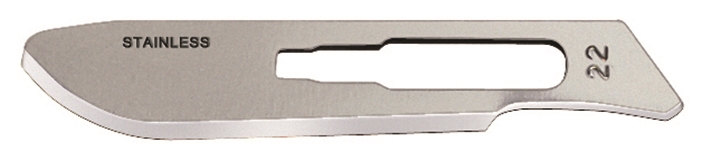 HAVALON 12 PACK #22 STERILE STAINLESS STEEL (TRACER) BLADES