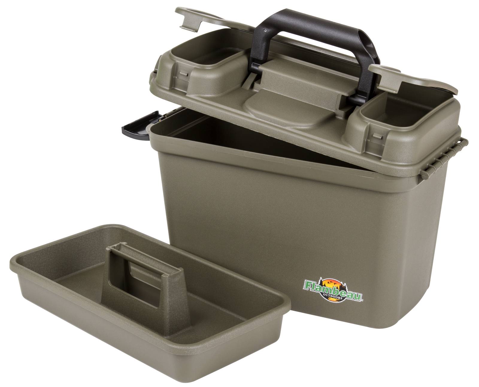 FLAMBEAU DRY BOX OLIVE 13X6.5X8.25