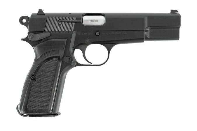 Inglis L9A1 Hi-Power 9MM 4.7 in Barrel Black Chromate 15 Round Capacity