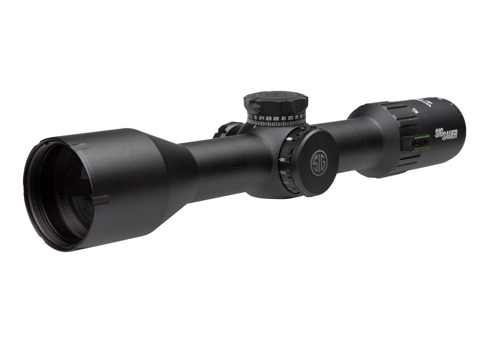 Sig Sauer Whiskey6 Black 3-18x44mm Rifle Scope MOA Milling Hunter 2.0 Reticle