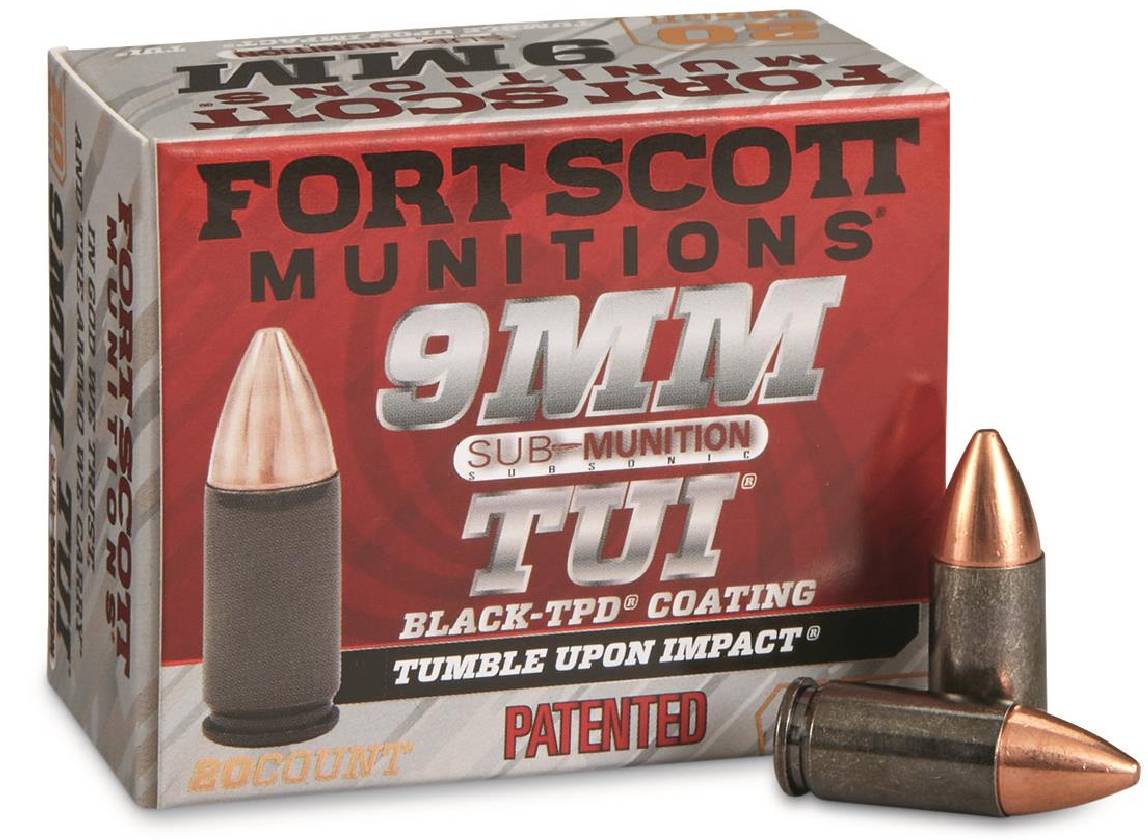 Fort Scott 9MM-125-SCVSSTPD 125GR TPD Centerfire Pistol Ammo Box - Fort Scott Munitions - 9MM