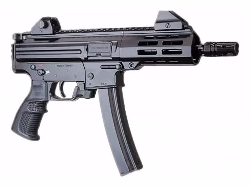 Global Defense GDSA9BK98 SA-9 9mm 30+1 6.5" Black Threaded Barrel