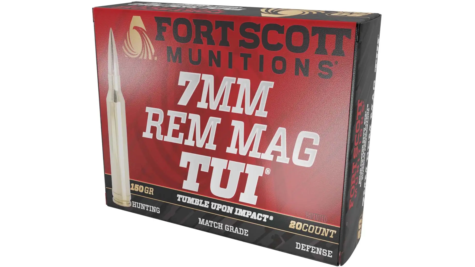 Fort Scott Munitions 7mm Rem Mag 150gr TUI Lead-Free Rifle Ammo (20 Rounds)