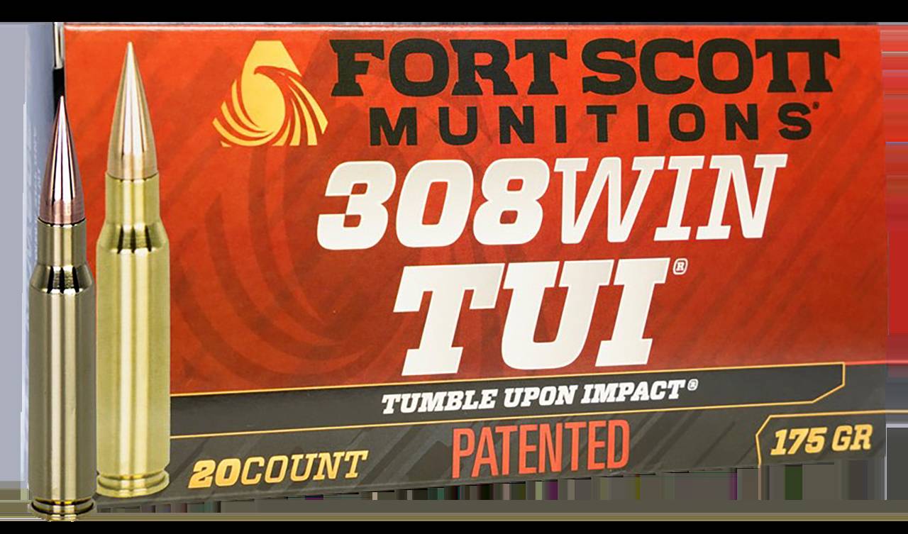 Fort Scott Munitions FSM 308 TUI 175gr Lead Free Rifle Ammo .308 Winchester