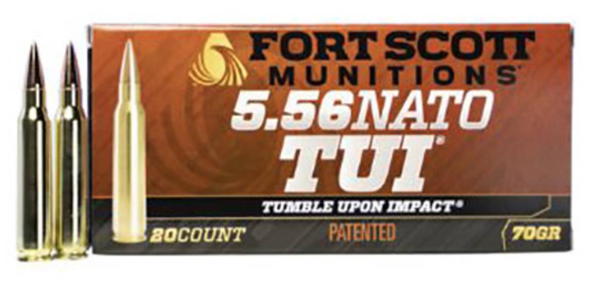 Fort Scott Munitions 556-070-SCV2 Tumble Upon Impact (TUI) 5.56mm 70gr... - Fort Scott Munitions - SOLID COPPER SPUN