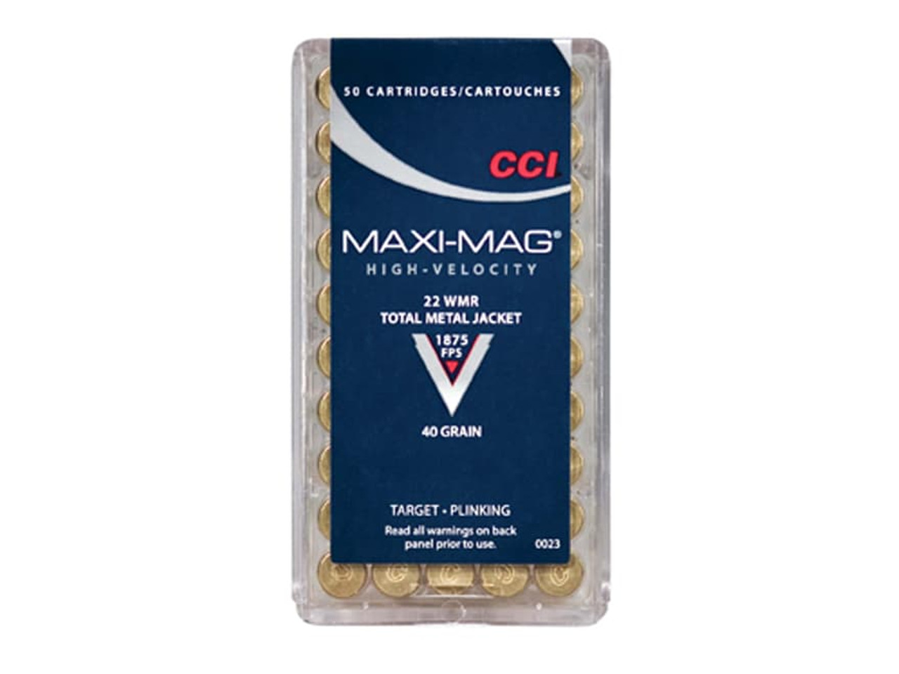 CCI 22 WMR HS Maxi Rimfire Ammo 50-Round