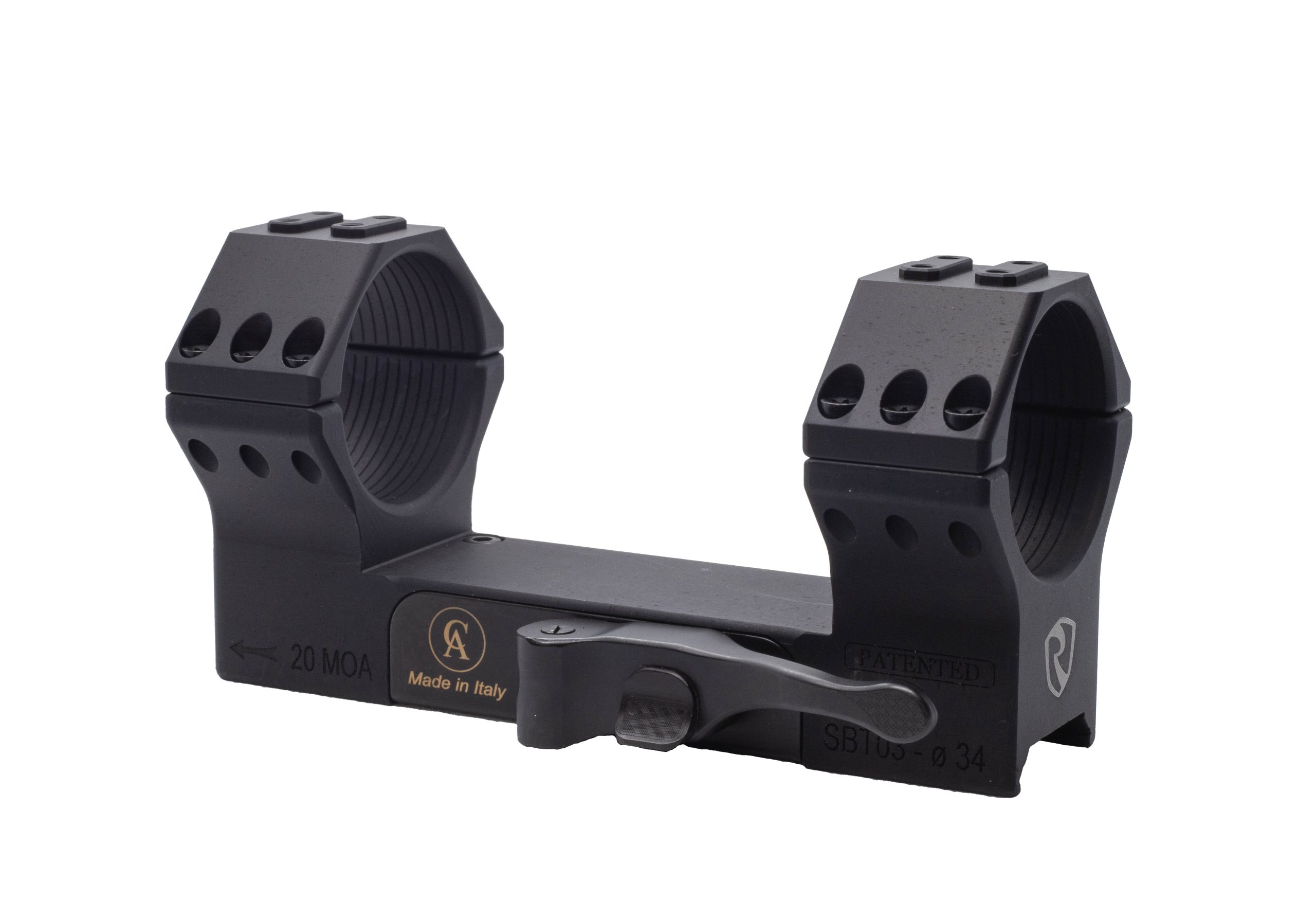 PICATINNY MOUNT 34MM QD 20MOA