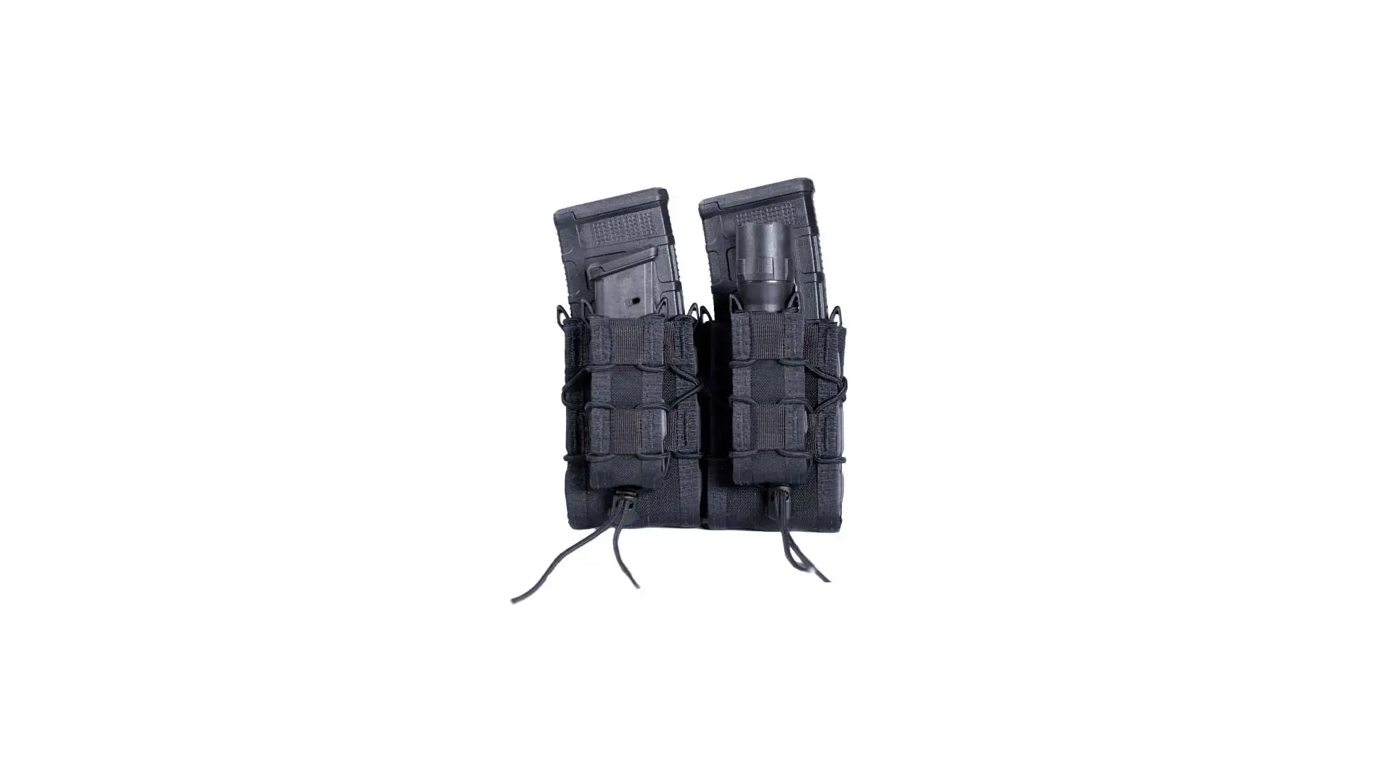High SPEED GEAR  DOUBLE DECKER TACO MULTICAM BLACK  HOLDS MOST PISTOL AND RIFLE MAGS MOLLE