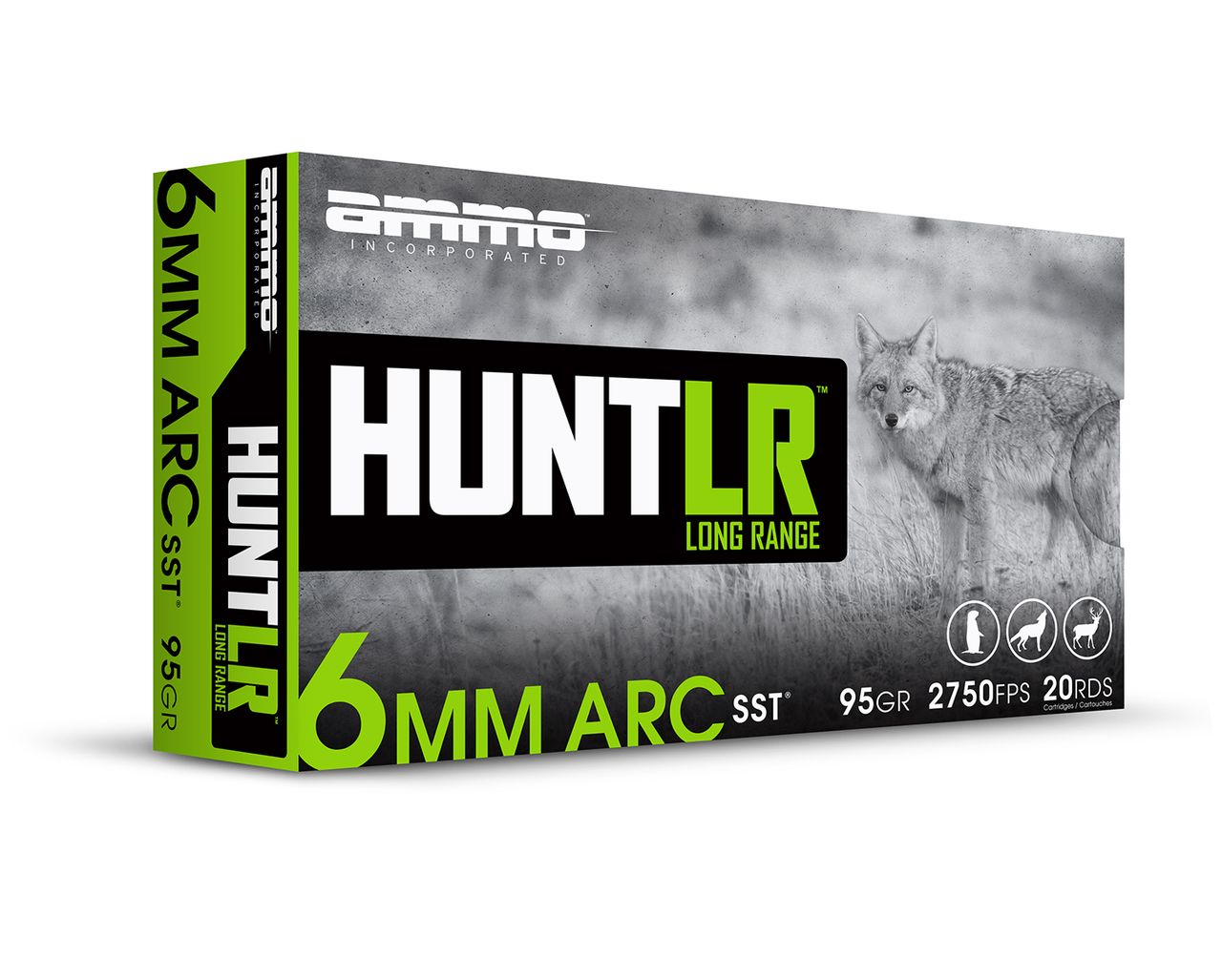 Ammo Incorporated 6ARC095SST-A20 6mm ARC 95 Grain SST 20/Box