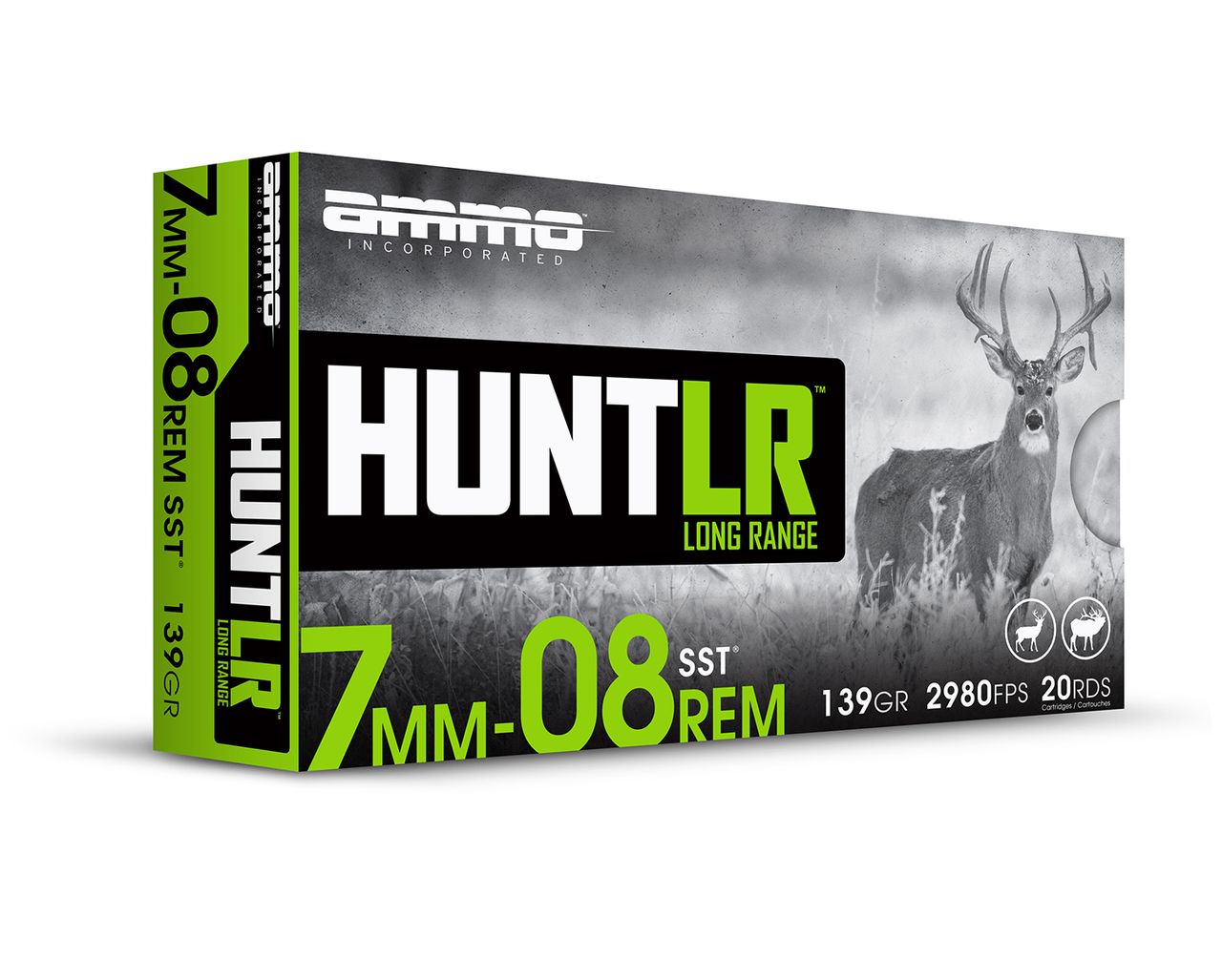Ammo Incorporated 7MM08139SST-A20 7MM-08 139GR SST 20/Box Rifle Ammo