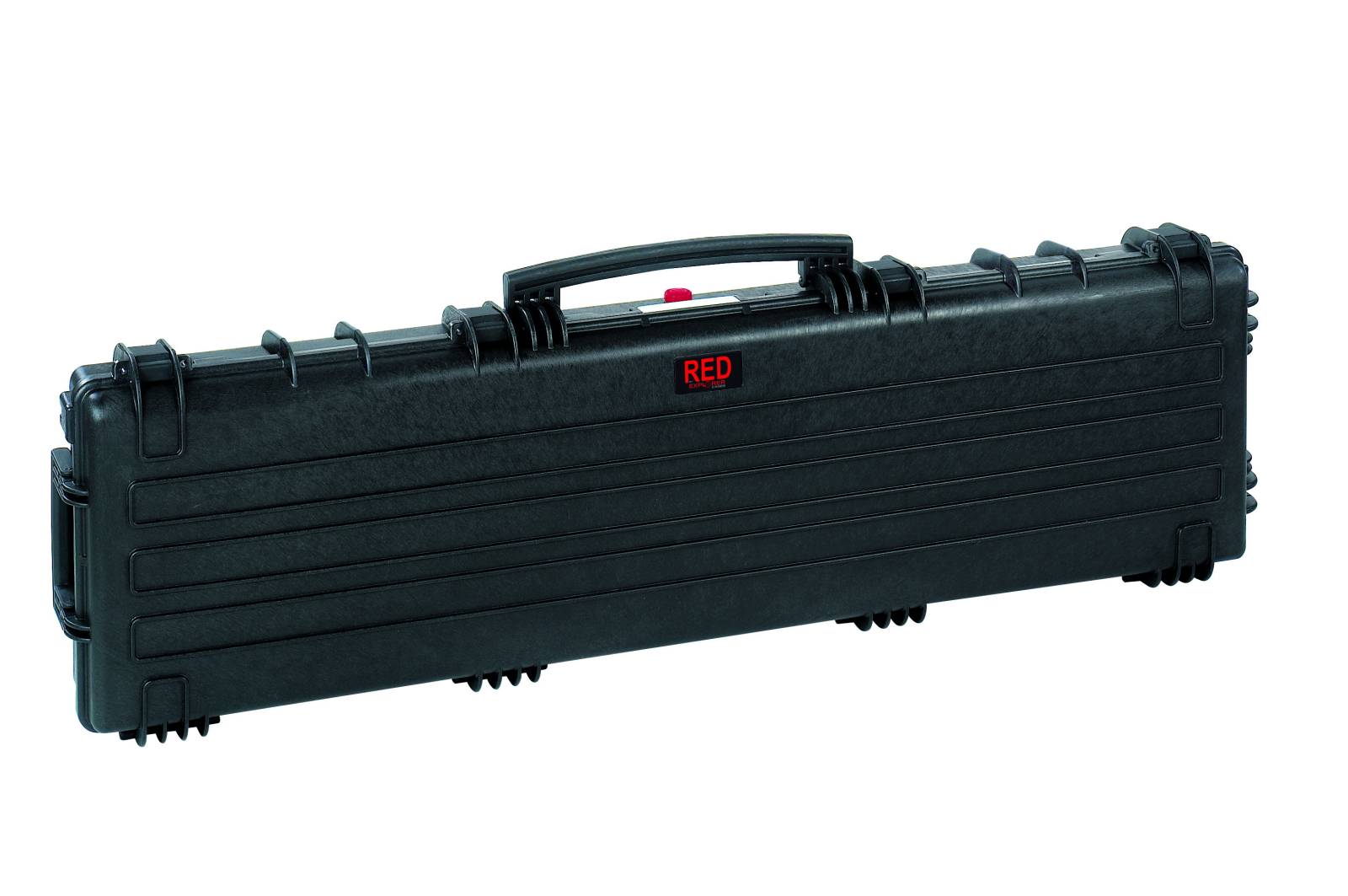 EXPLORER RED LONG GUN CASE BLACK WATERPROOF PRE-CUBED FOAM SET 53.15"X13.78"X5.31"