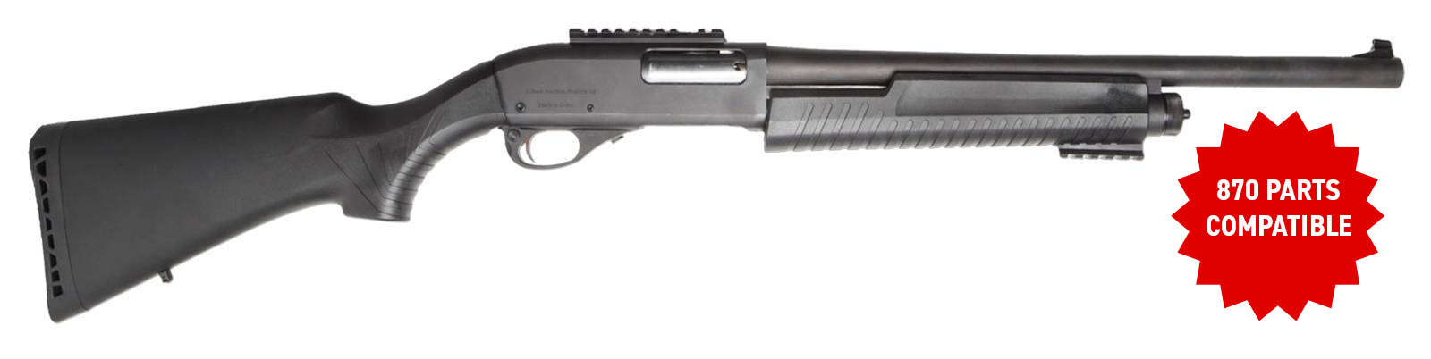 American Tactical MB3-R 12GA Pump Shotgun 18.5" Barrel Optic Rail 4+1 Capacity