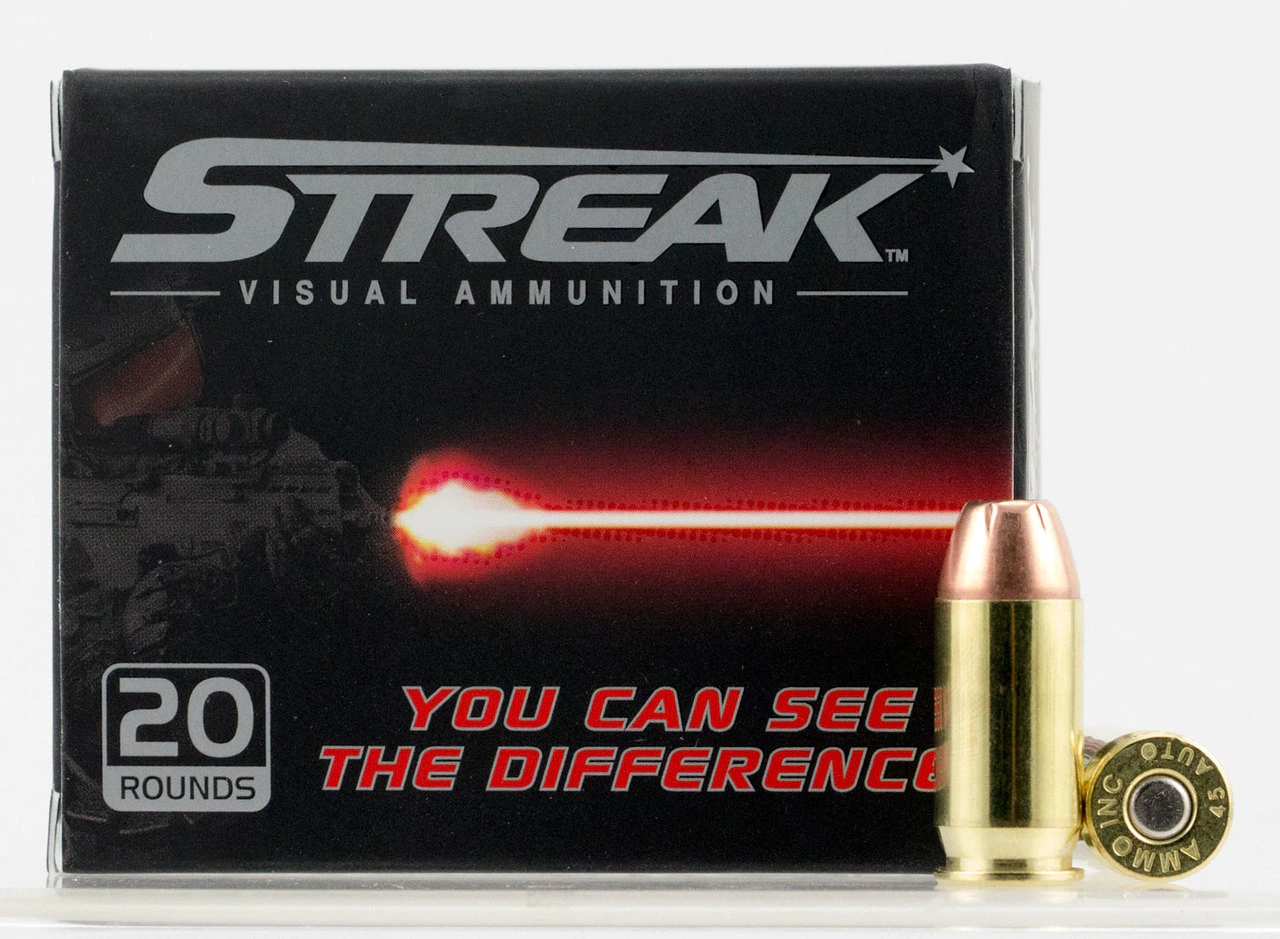 AMMO INC STREAK AMO 40 S&W 180GR JHP RED 20RD (10 BOX CASE)