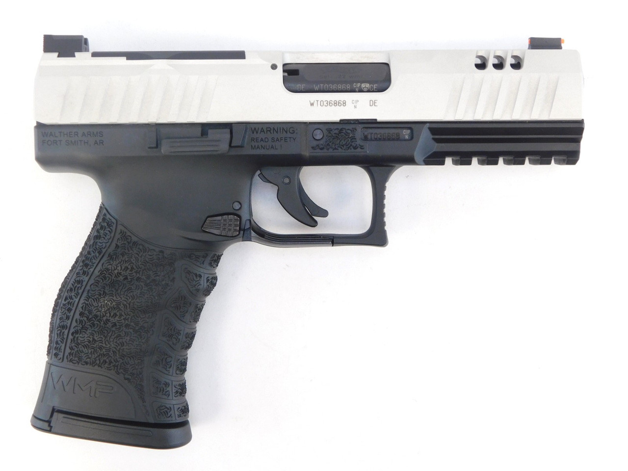 Walther Arms 5220306 WMP Full Size Frame 22 WMR 15+1 4.50" Stainless...