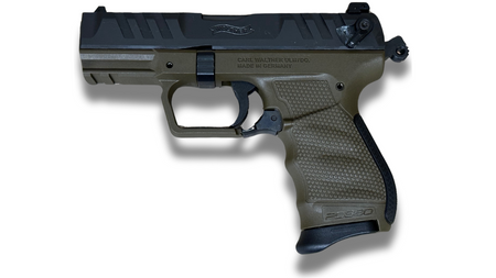 Walther PD380 .380ACP 3.7" Barrel DA/SA Military Green 9-Round Pistol - Walther - 380 ACP