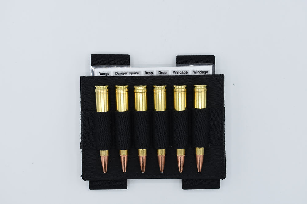 TAC SHEILD PRECISION RIFLE STOCK SHELL HOLDER BLACK 8 SHELLS