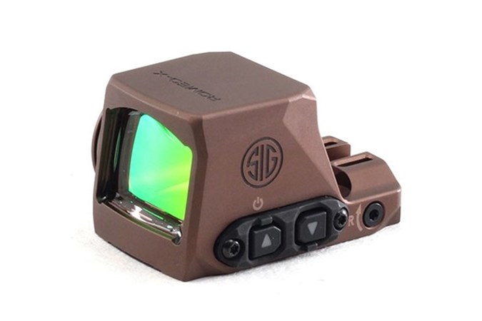 Sig SAUER Romeo-X Compact Sight 2MOA Circle Dot Flat Dark Earth RMSc Mount - Sig Sauer - 24MM