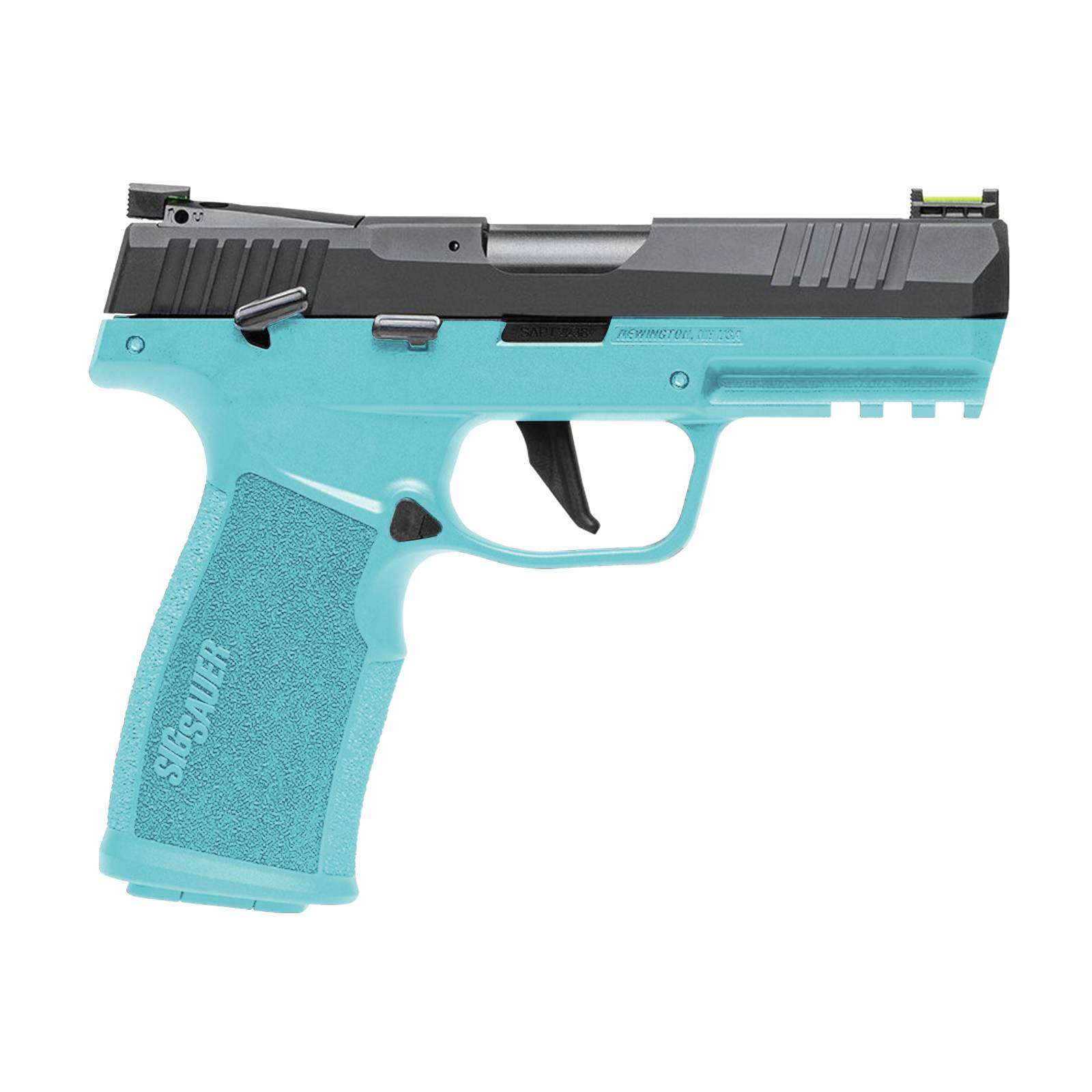 SIG SAUER P322 HGA 22LR 4IN BBL ADJ FOS OPTIC READY POLY CERAKOTED REB GRIP BLK SLIDE 2 10RD MAGS