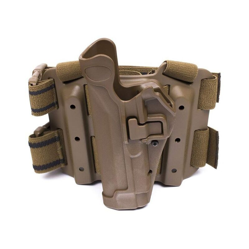 Blackhawk HOLSTER GLOCK 17/19/20/21/22/23/31/32/SW M&P 9/40/45 LH BLACK SERPA TACTICAL LEVEL II
