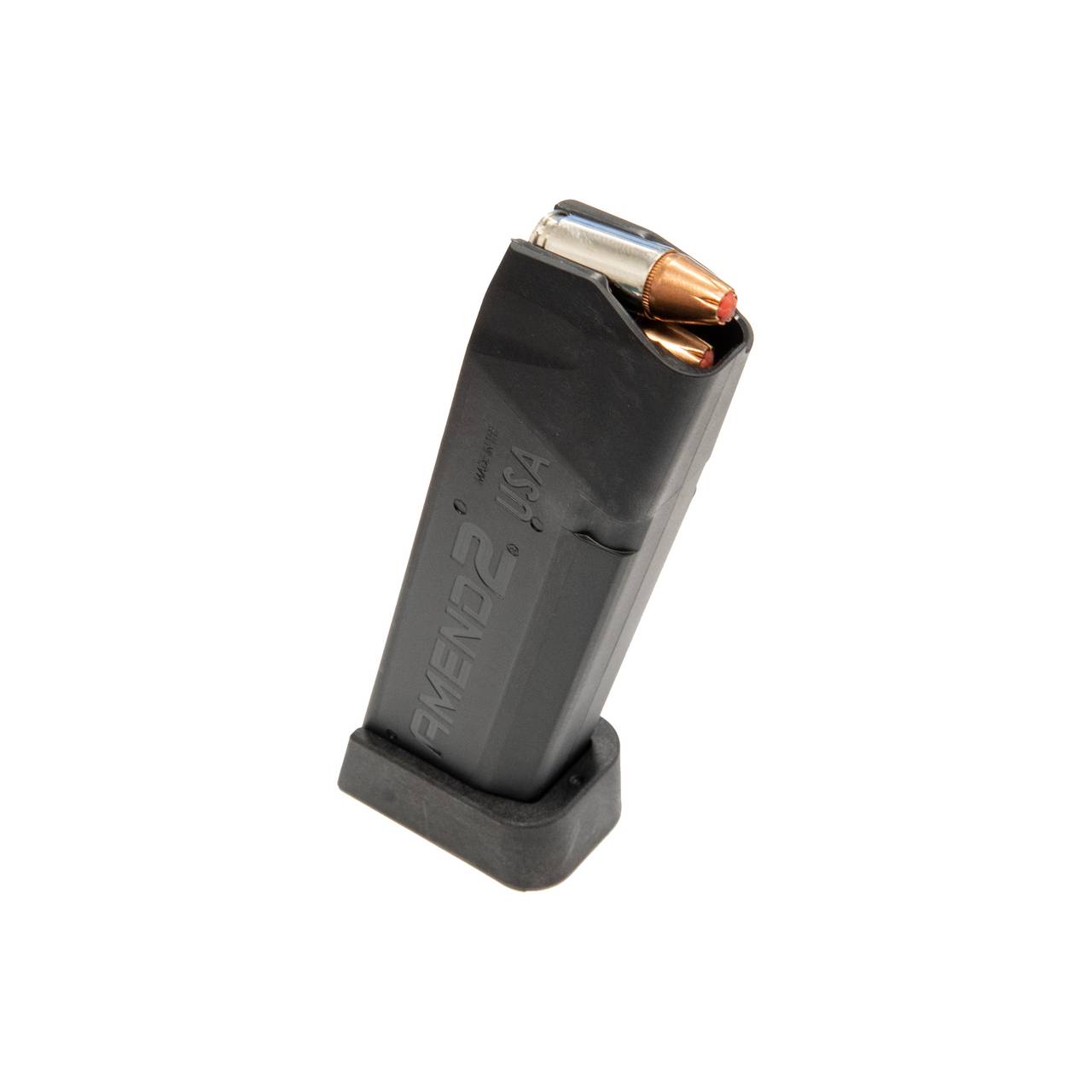 AMEND2 GLOCK 43X A2 MOD-3 9MM 14RD BLACK POLYMER MAGAZINE ( 100 PER CASE )