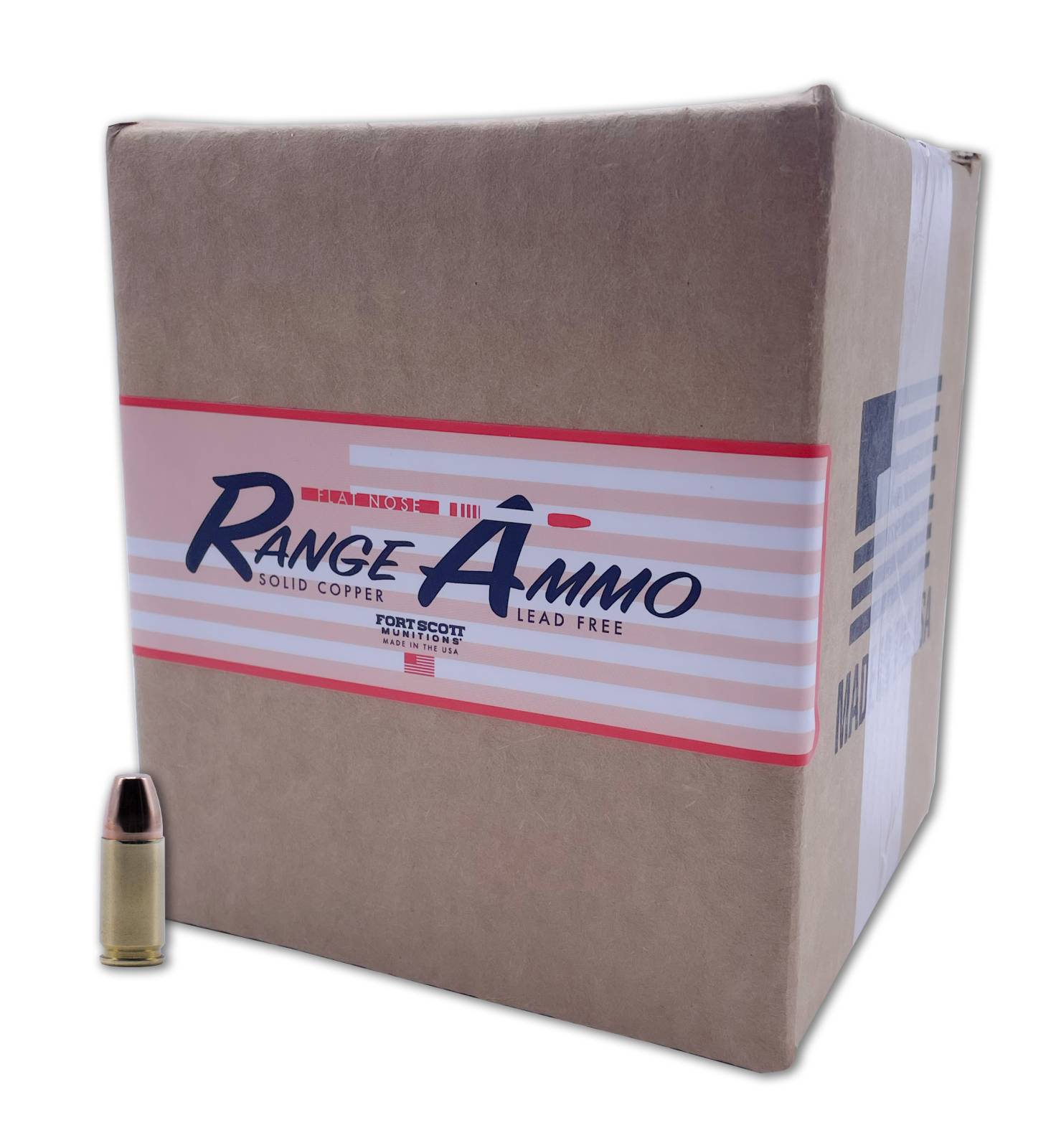 Fort Scott Munitions 9mm 115gr Lead-Free Pistol Ammo (500-Round Bulk Pack)