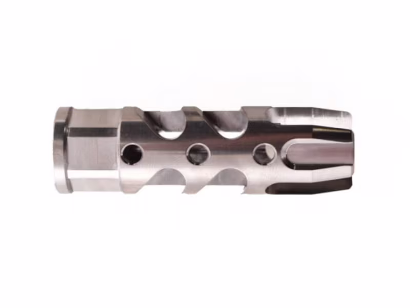 FOSTECH 30 CAL STRAKE BRAKE FOR AR15 IN STAINLESS STEEL