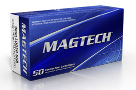 Magtech 9mm 147 Grain FMJ Flat Subsonic (50 Rounds)