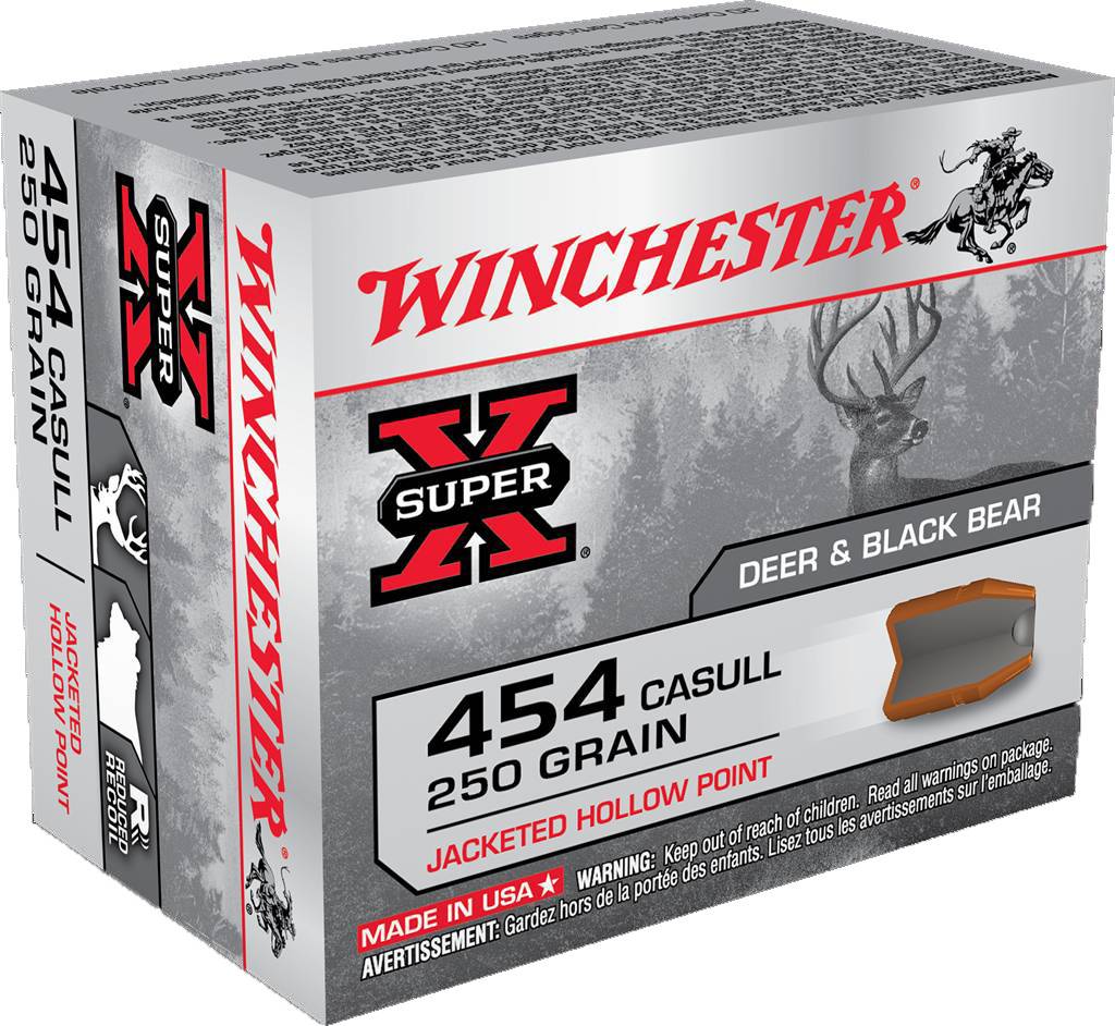 Winchester Super X .454 Casull 250gr JHP (20rd Box)