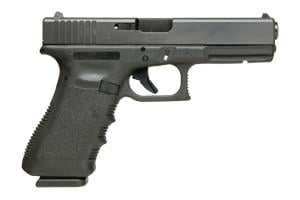 GLOCK 17 G17 HGA 9MM 4.0 IN BBL FS 5LB 2 15RD MAGS NICKEL PLATED ROYAL