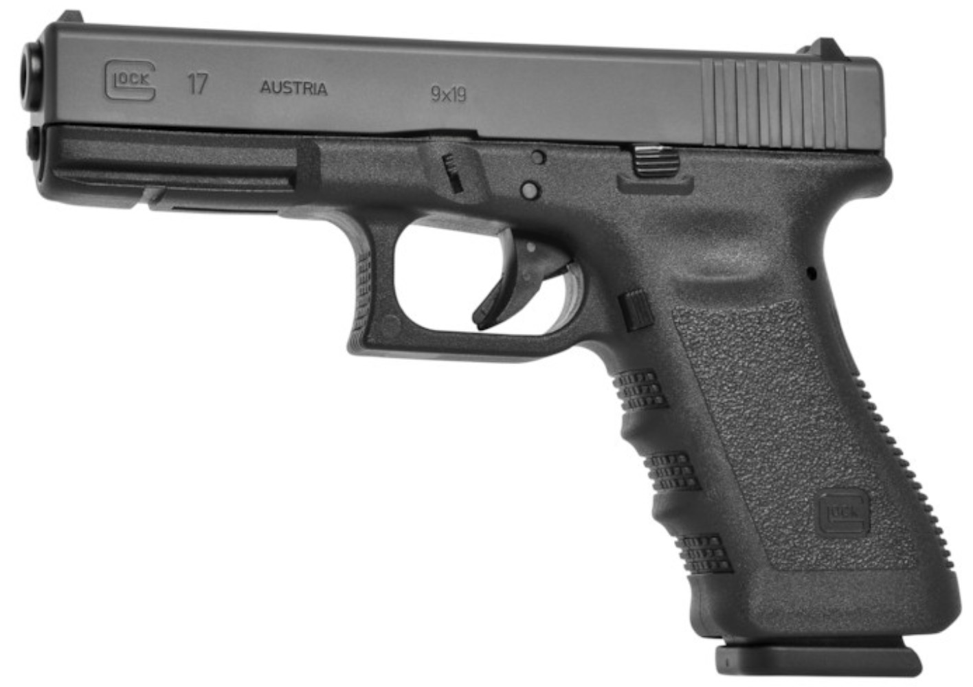 GLOCK 17 G17 HGA 9MM 4.0 IN BBL FS 5LB 2 15RD MAGS GOLD PLATED OAK LEAVES