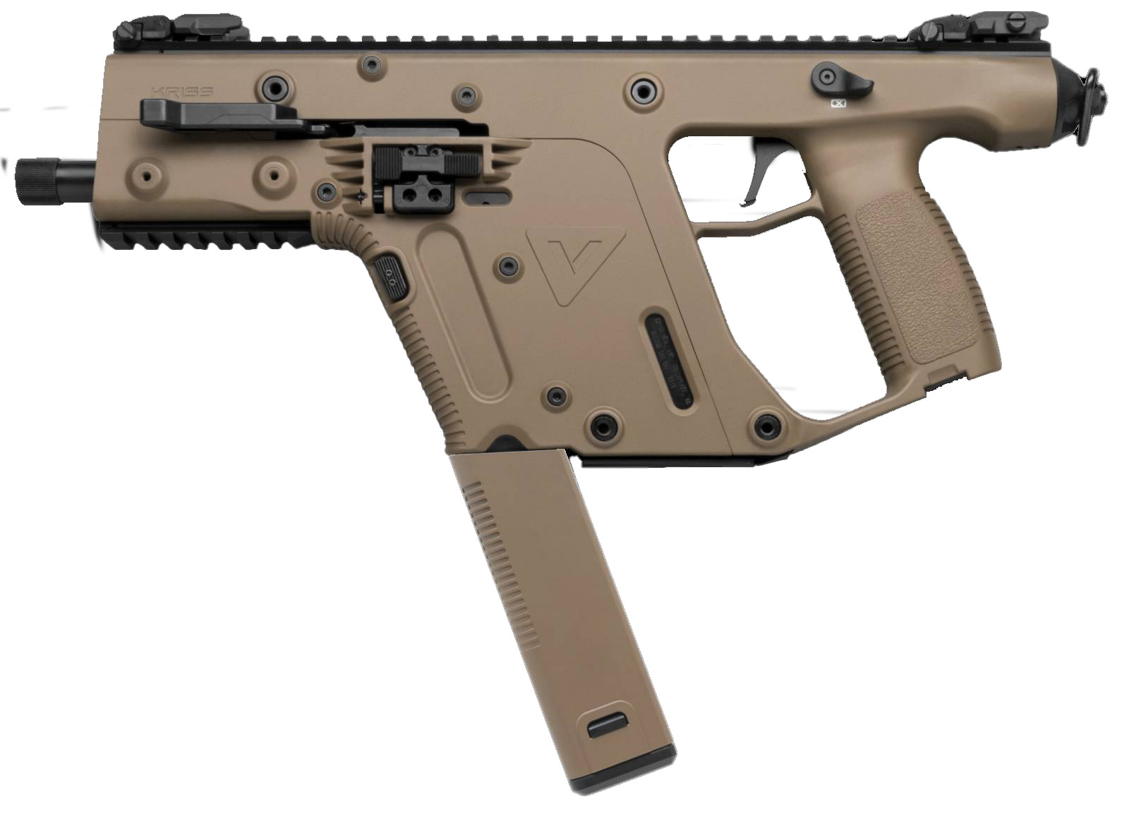 Kriss Vector SDP G2 .45 ACP Tactical Pistol 13Rd Mag 5.5" Flat Dark Earth