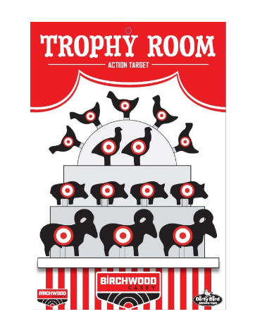 Birchwood Casey Dirty Bird Trophy Room Target 12x18 6/ct