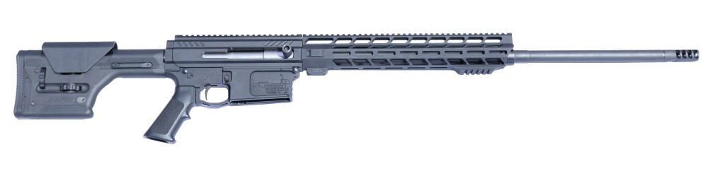 NOREEN FIREARMS BAD NEWS  RIFLE RIA 338 LAPUA 26IN BBL 1-10 TWIST A2 GRIP FULL PICAT BLACK