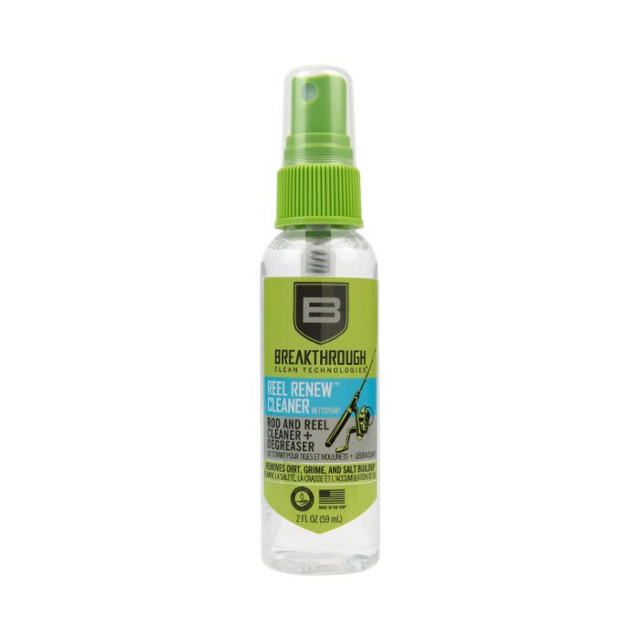 BREATHROUGH CLEAN REEL RENEW CLEANER 2 OZ. PUMP SPRAY BOTTLE