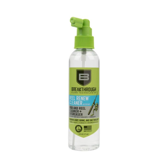 BREATHROUGH CLEAN REEL RENEW CLEANER 6 OZ. PUMP SPRAY BOTTLE