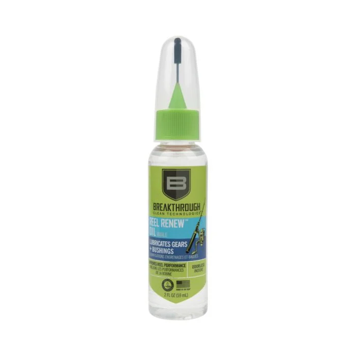 BREATHROUGH CLEAN REEL RENEW OIL 2OZ. BOTTLE W/ NEEDLE APPLICATOR