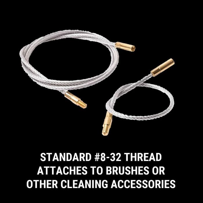 Breakthrough NYLON COATED STEEL CABLES WITH 8-32 BRASS THREADS - SET 8 LENGTH / QTY - 1 33 LENGTH / QTY - 1 BT-SCBT-SET