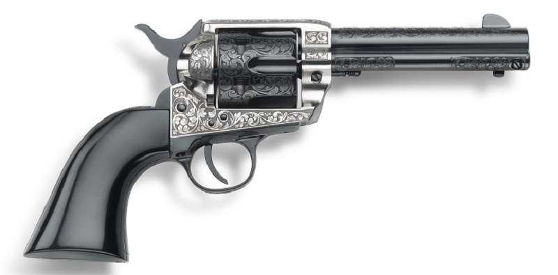 Pietta GW9GR434NMUI GWII Gamblers Royale 9mm 4.75" Black