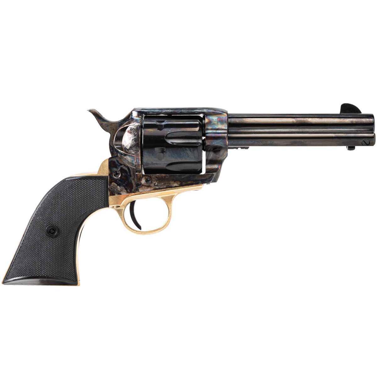 Pietta HF9GFS434NMBLP GWII Gunfighter II 9mm 4.75" Steel Black