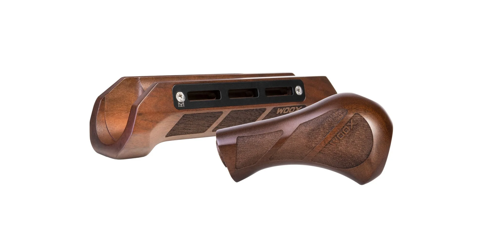 WOOX GLADIATORE GRIP + FOREND SET - WALNUT - MOSSBERG 88/500/590 (6-3/4" ACTION TUBE)
