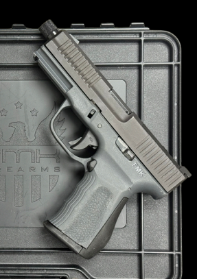 FMK G3 COMPACT AMCHAR EXC HGA 9MM 4.5 IN THD OR BBL NIGHT SIGHTS 1/14 1/17RD MAG BLACK W HARD CASE