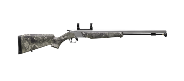 CVA WOLF V2 209 MAGNUM RBP 50 CAL 24 IN BBL SS/ADJ TRUE TIMBER STRATA STOCK ISM