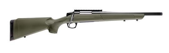 CVA Cascade SR Rifle .308 Winchester 4-Round 16.5" Threaded Cerakote Black Barrel OD Green Stock with Picatinny Rail
