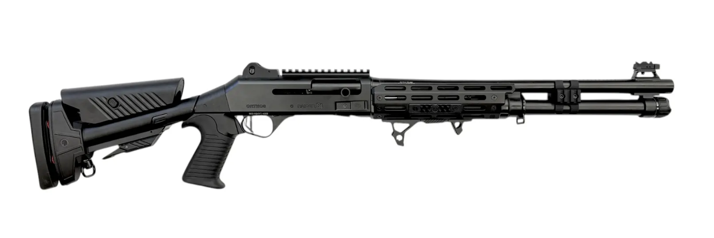 ORTHOS RAIDER S4 SGA 12GA 18.5 IN PORTED BBL MLOK HG BLK PIN STOCK BENELLI CHOKE ( NY COMP )