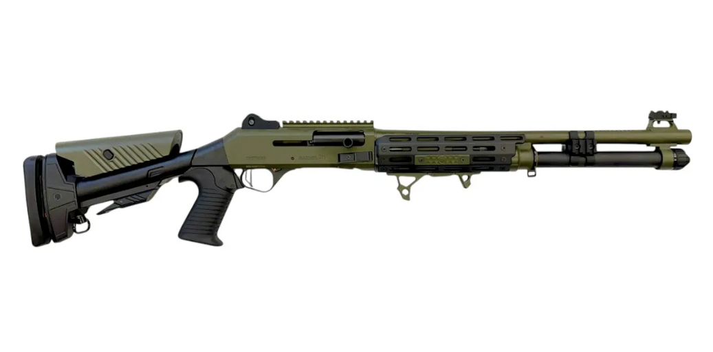 ORTHOS RAIDER S4 SGA 12GA 18.5 IN PORTED BBL MLOK HG ODG PIN STOCK BENELLI CHOKE ( NY COMP )