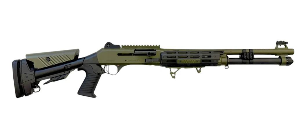 ORTHOS RAIDER S4 SGA 12GA 18.5 IN PORTED BBL MLOK HG ODG PIN STOCK BENELLI CHOKE ( NY CITY COMP )