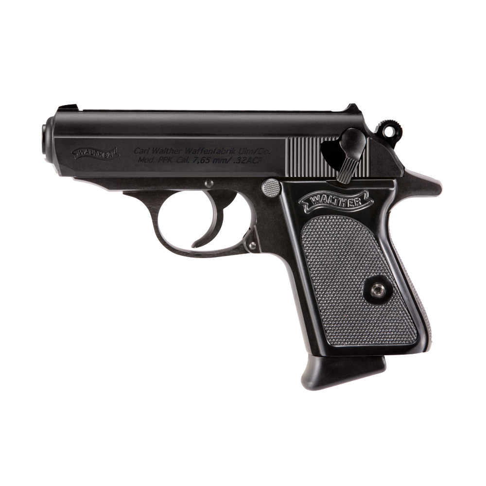 Walther PPK .32 ACP 3.3" Barrel 6-Round Black - Fixed Sights - Walther - 32 ACP