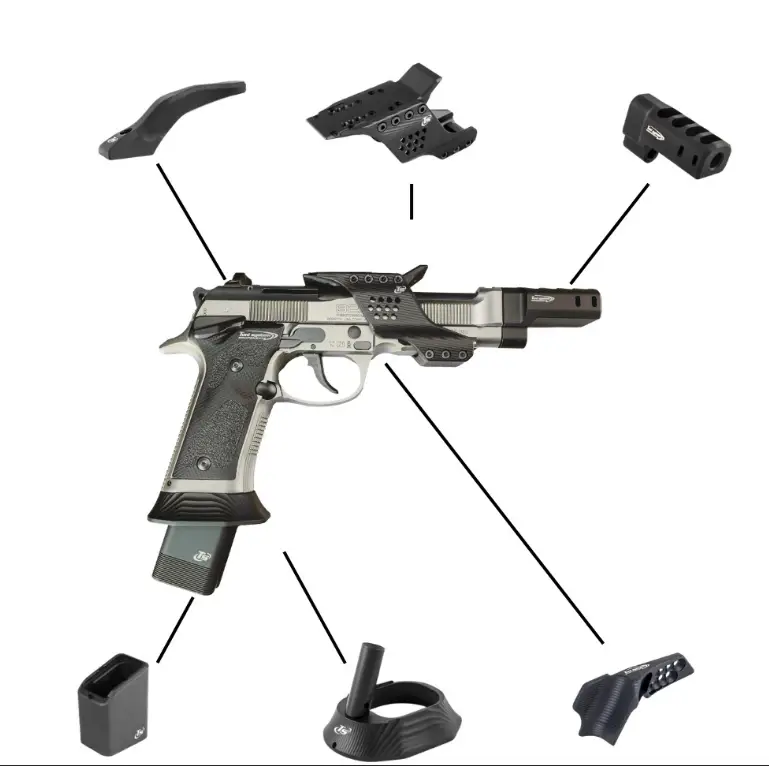 AMERICAN PREC FIREARMS TONI SYSTEM BUNDLE KIT FOR BERETTA 92X BLACK